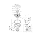 Maytag MDB7851AWW2 pump and motor parts diagram