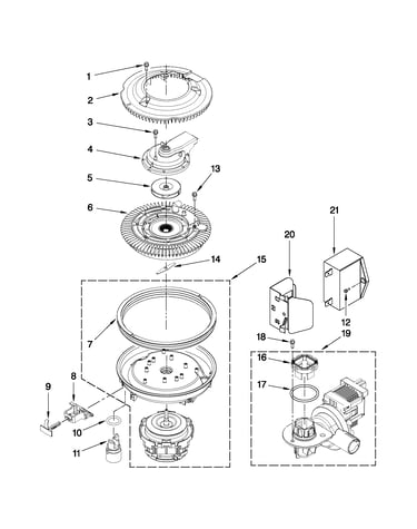 Pump and motor parts