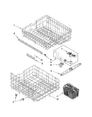 Upper and lower rack parts