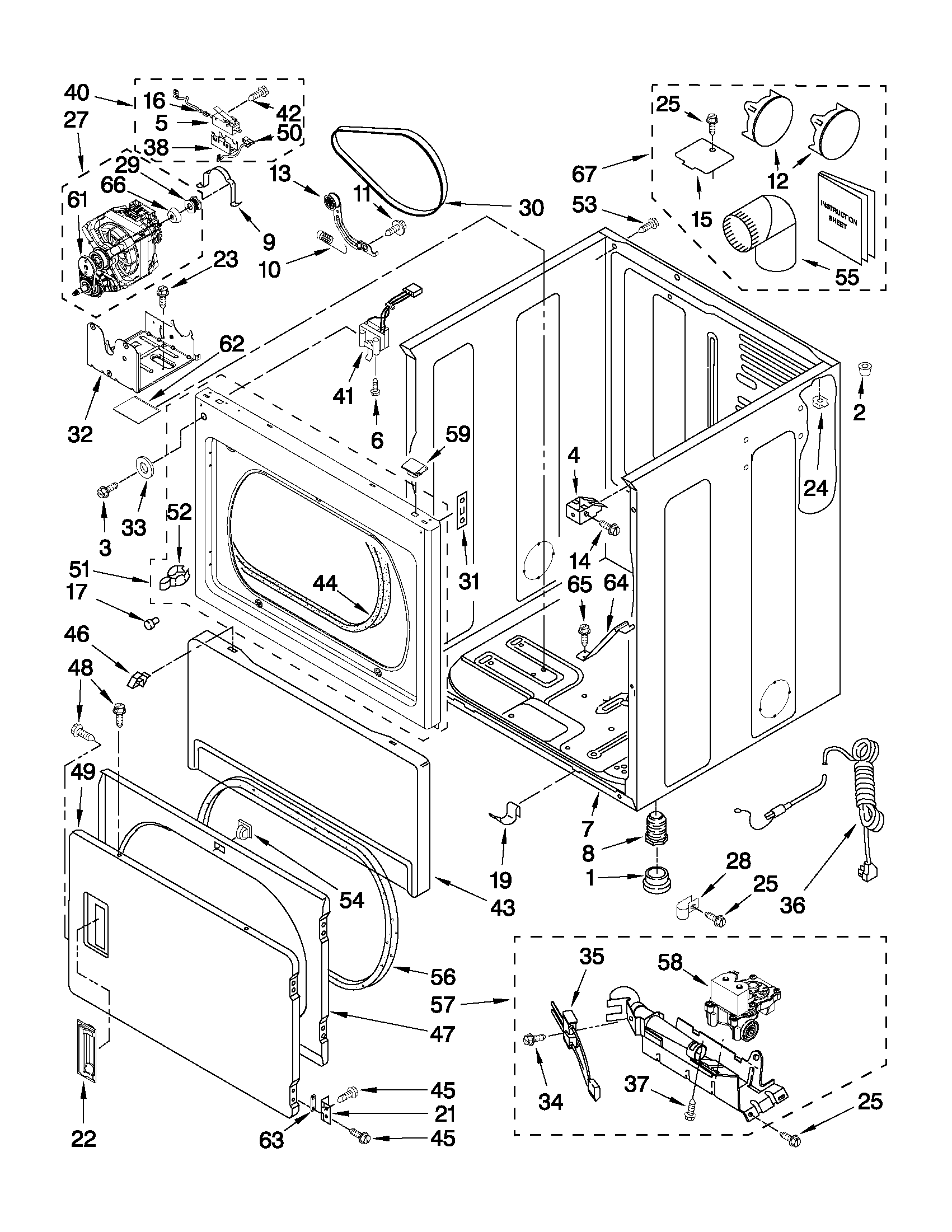 CABINET PARTS