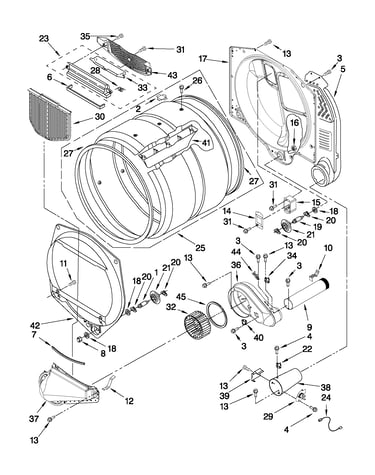 Upper and lower bulkhead parts