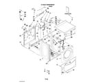 Maytag MHN30PNBGW0 top and cabinet parts diagram