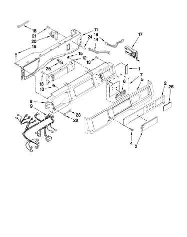 Control panel parts