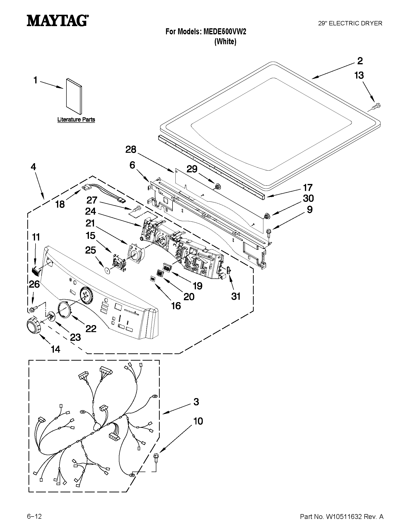 TOP AND CONSOLE PARTS