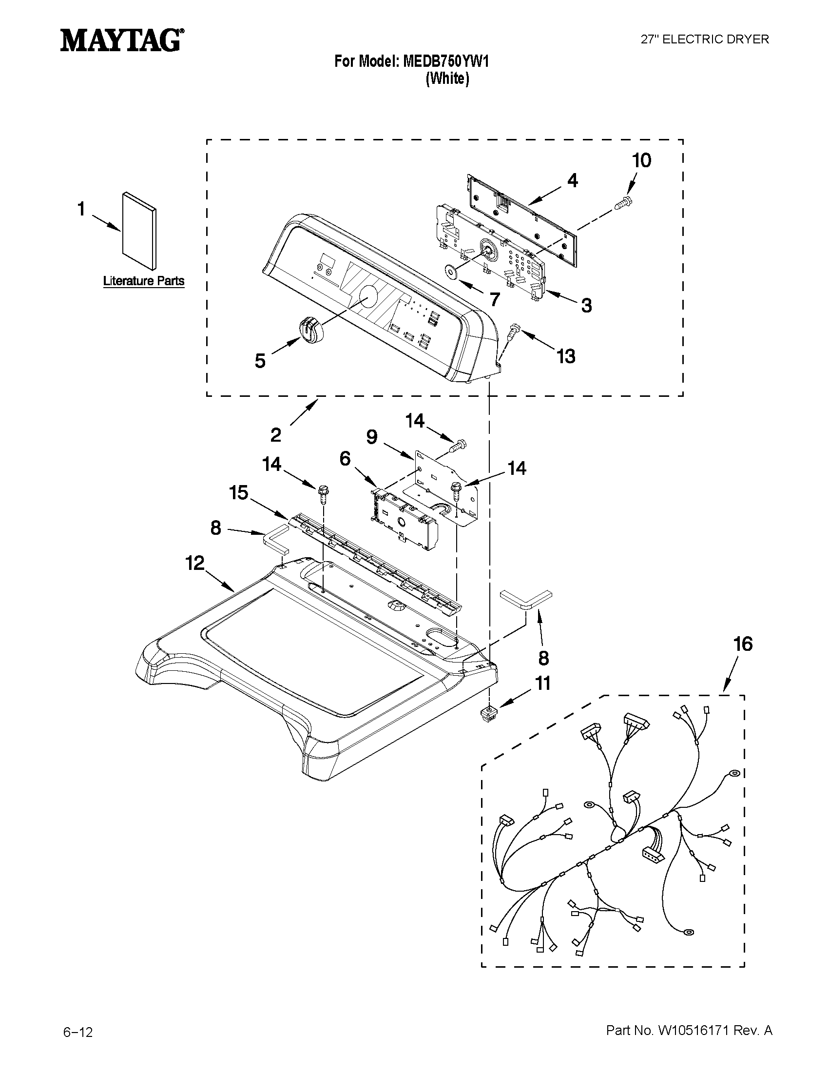Top and console parts