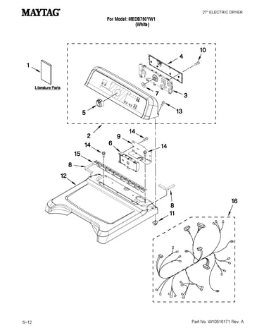 Top and console parts