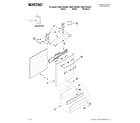 Maytag MDB7759SAW1 door and panel parts diagram