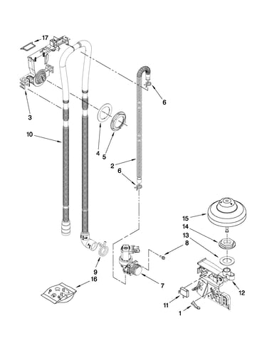 Fill, drain and overfill parts