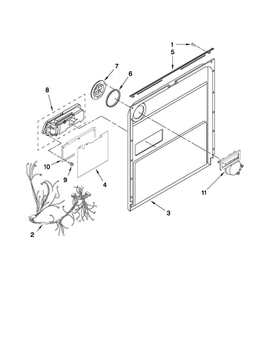 Inner door parts