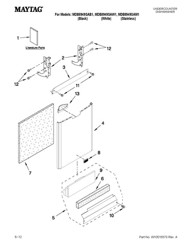 Door and panel parts