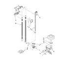 Maytag MDB8949SAB1 fill, drain and overfill parts diagram