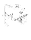 Upper wash and rinse parts
