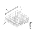 Upper rack and track parts