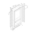 Jenn-Air JB36SSFXRA00 cabinet and breaker trim parts diagram