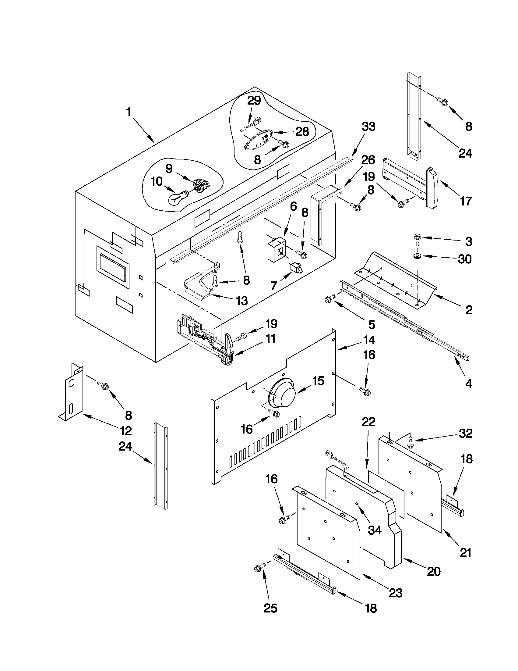 FREEZER LINER PARTS