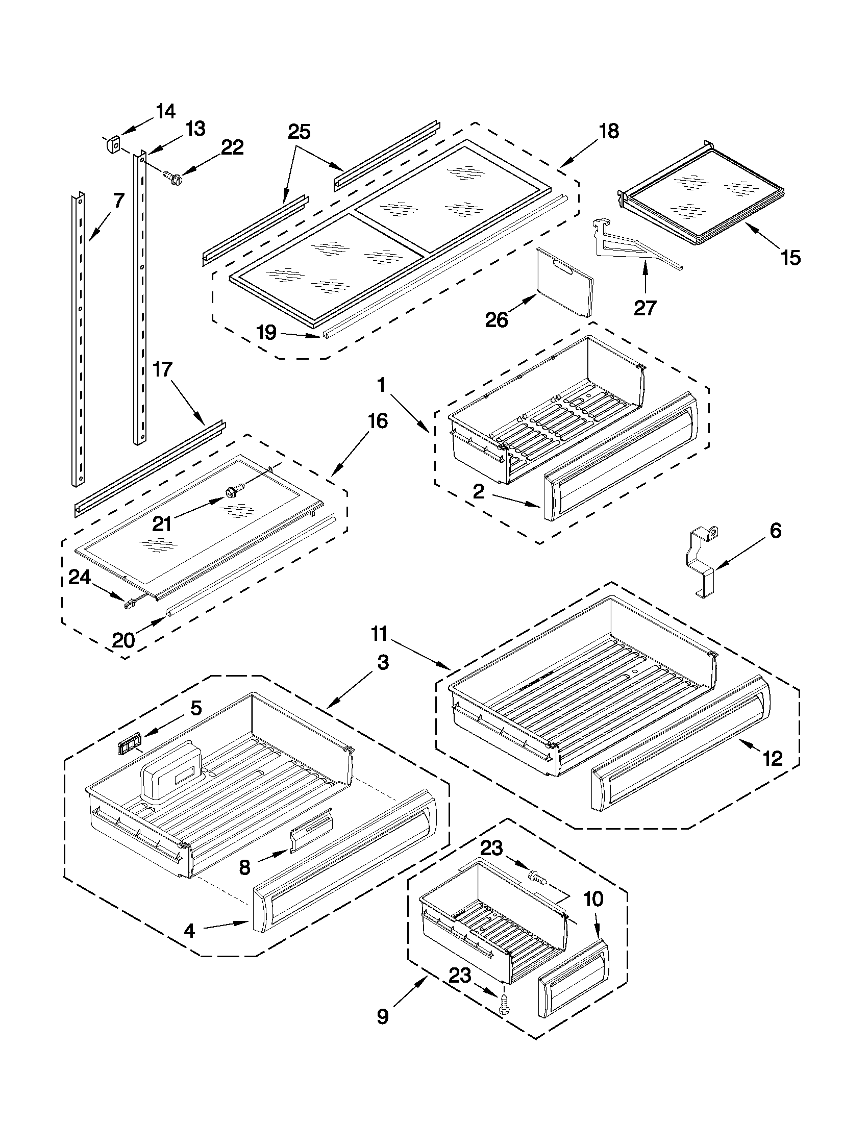 SHELF PARTS