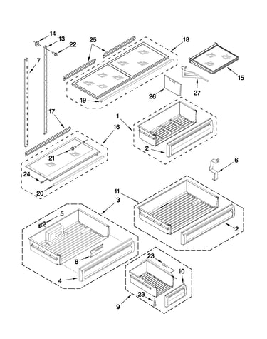 Shelf parts