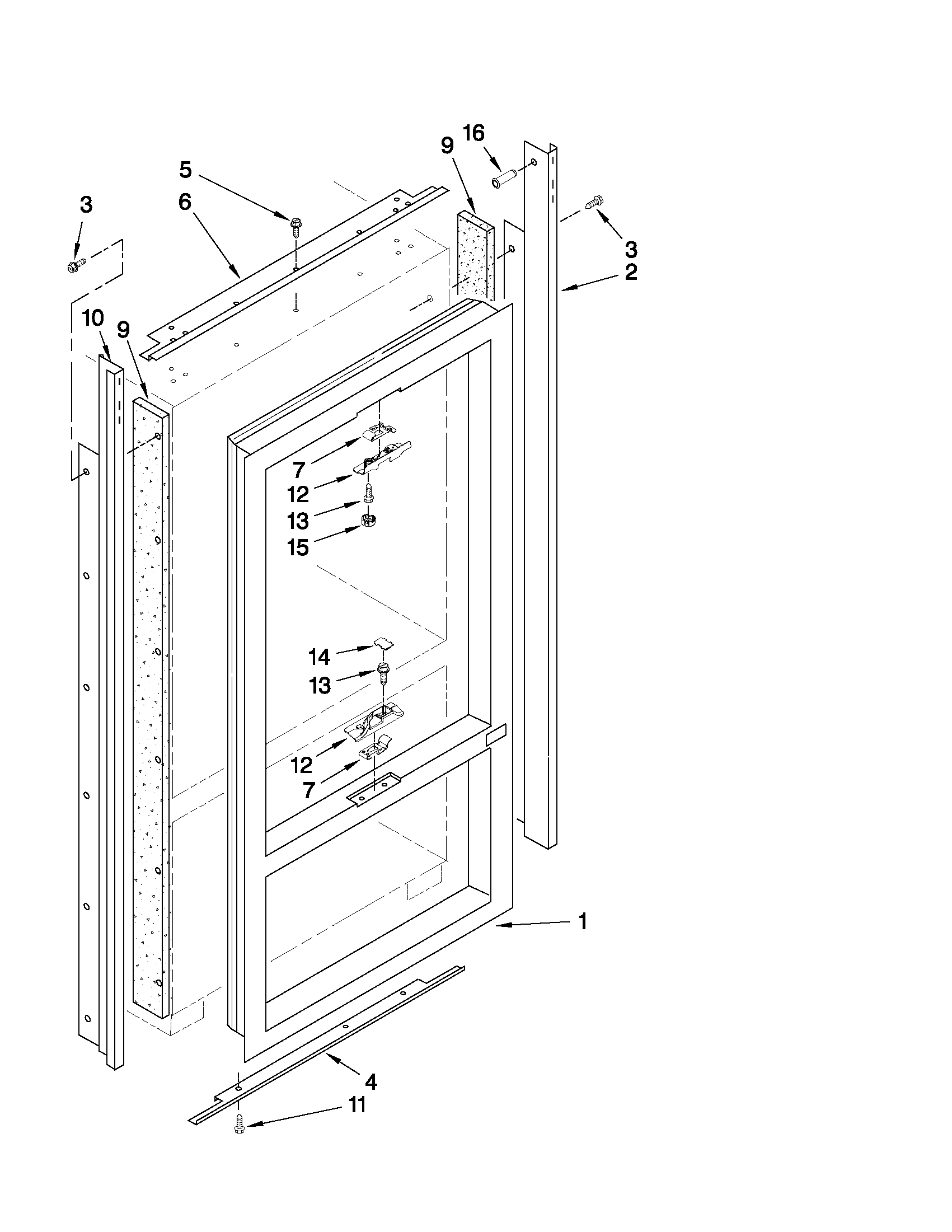 Cabinet and breaker trim parts
