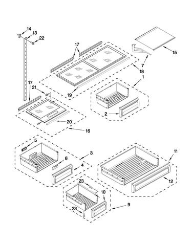 Shelf parts