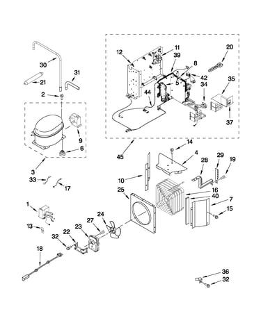 Upper unit parts