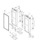 Refrigerator door parts