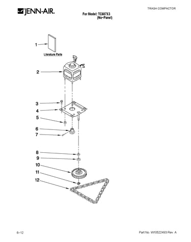 Motor and drive parts