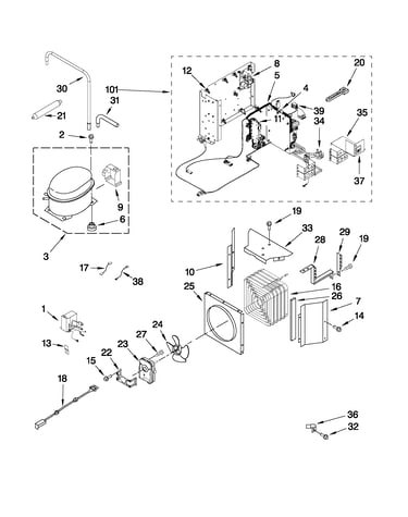 Upper unit parts