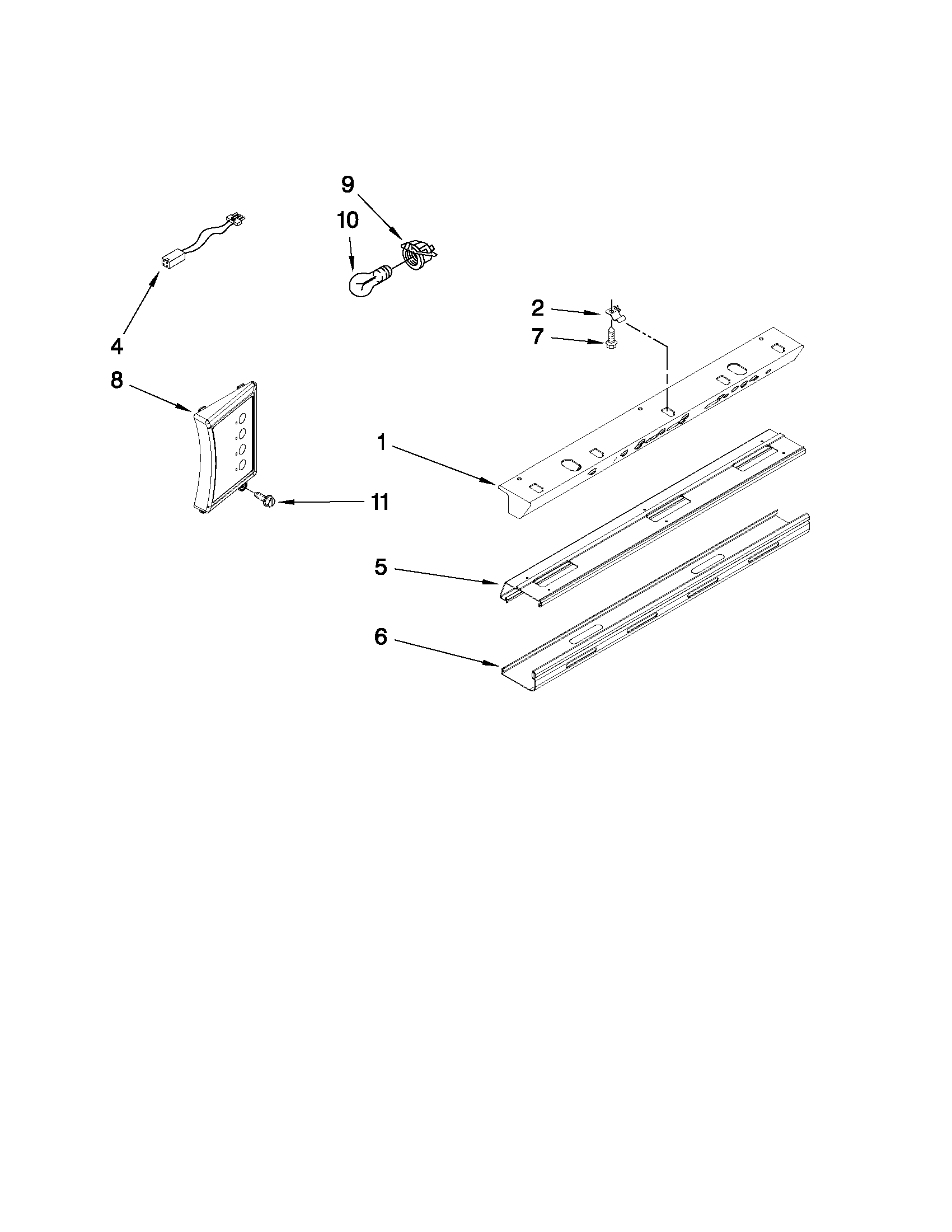 Control panel parts