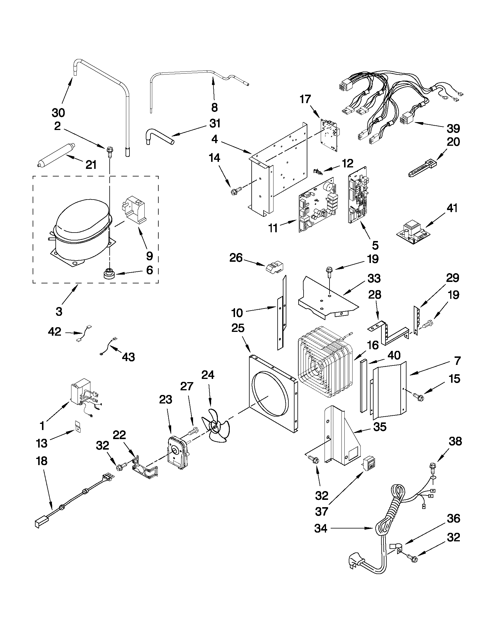 Upper unit parts