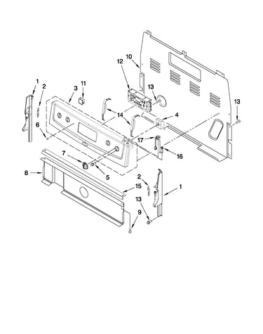 Control panel parts