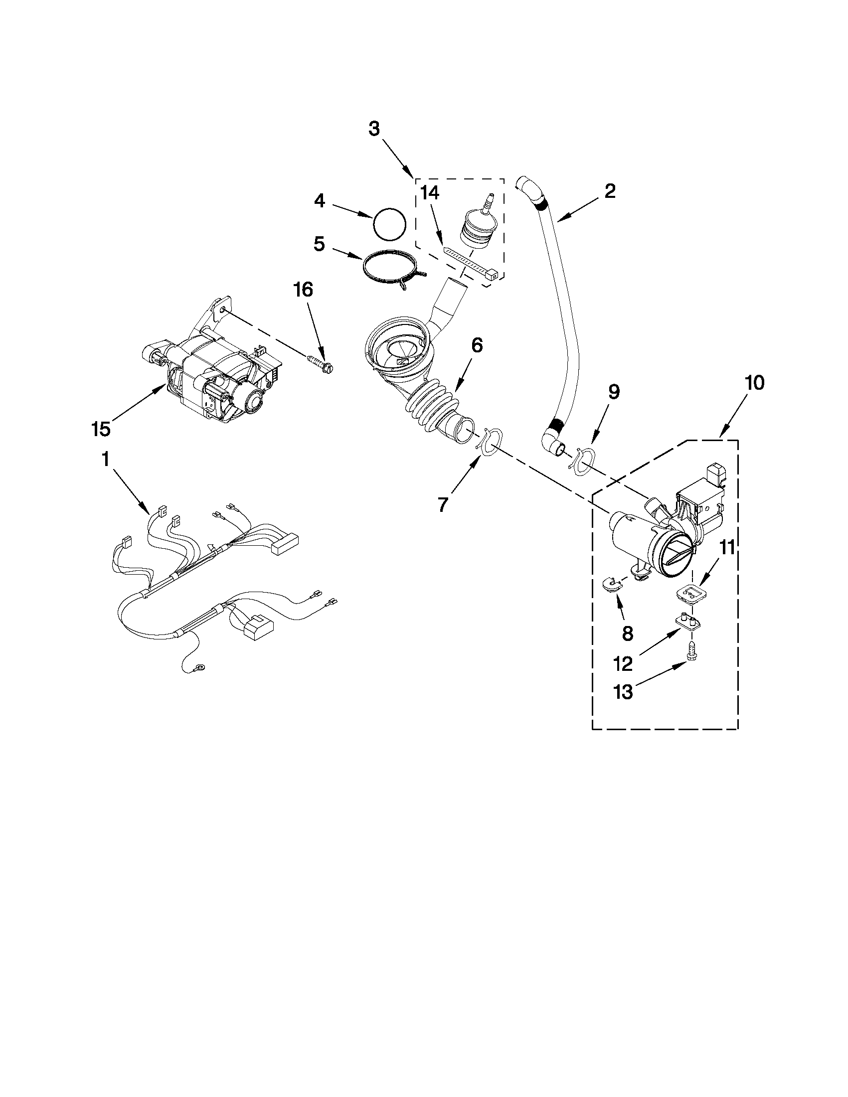 Pump and motor parts