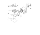 Whirlpool GSC309PVB02 internal oven parts diagram