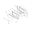 Microwave door parts