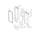 KitchenAid KFCS22EVBL2 refrigerator door parts diagram