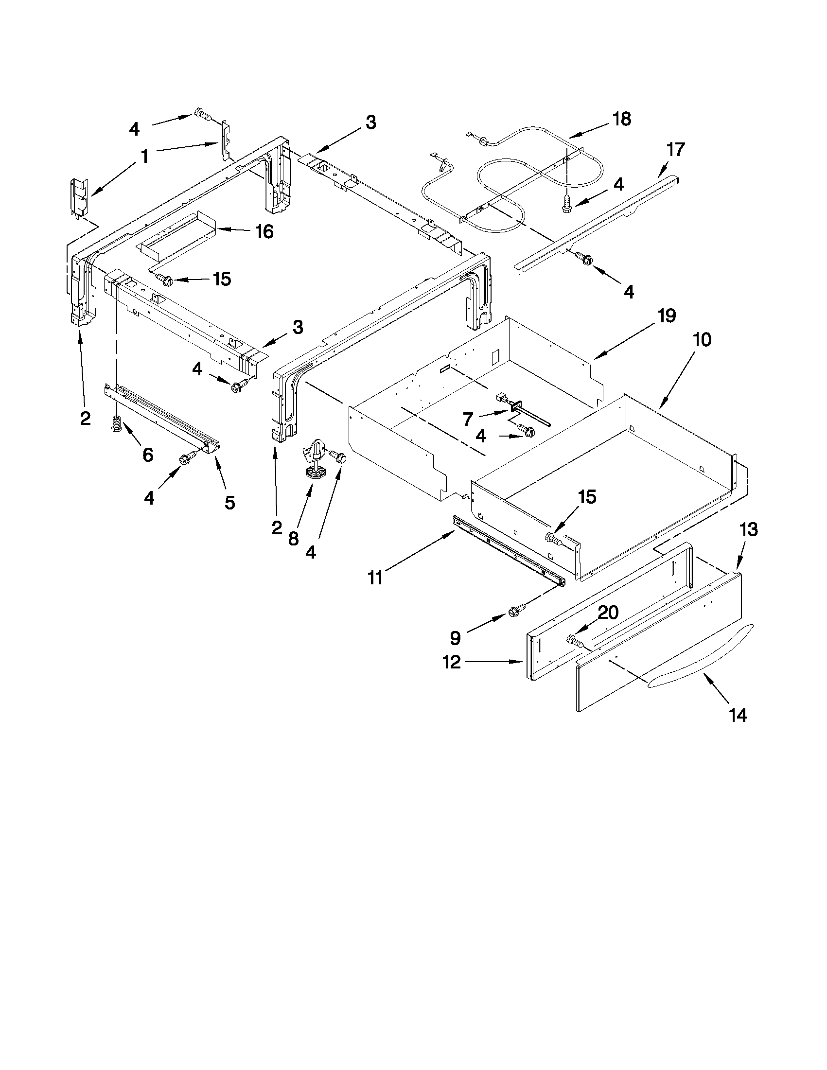 Drawer parts