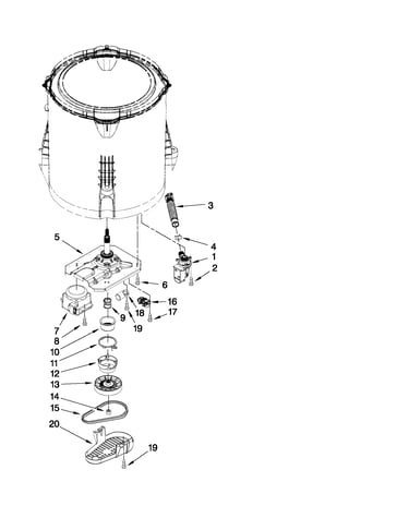 Gearcase, motor and pump parts