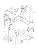Freezer liner and air flow parts