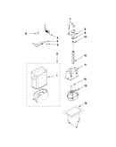 Motor and ice container parts