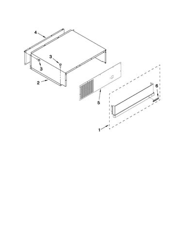Top grille and unit cover parts