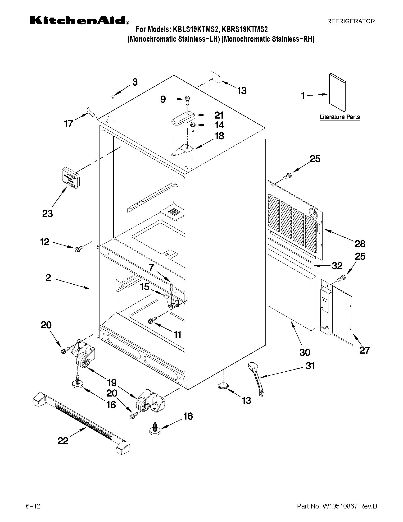 CABINET PARTS