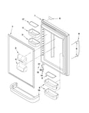 Refrigerator door parts