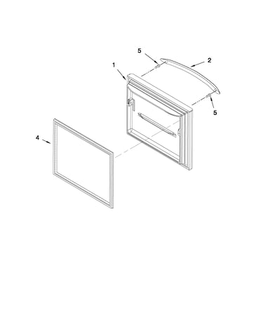 Freezer door parts