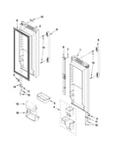 Refrigerator door parts