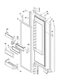 Refrigerator door parts
