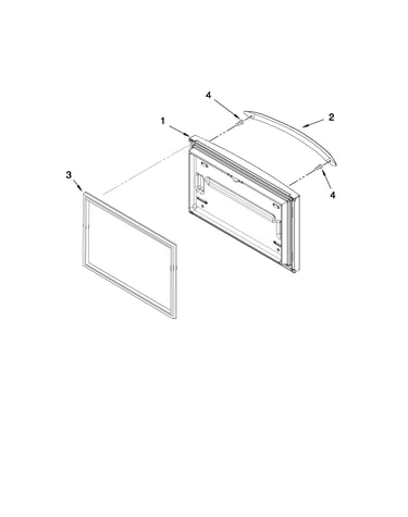 Freezer door parts