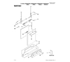 Maytag MDBH969AWS1 door and panel parts diagram