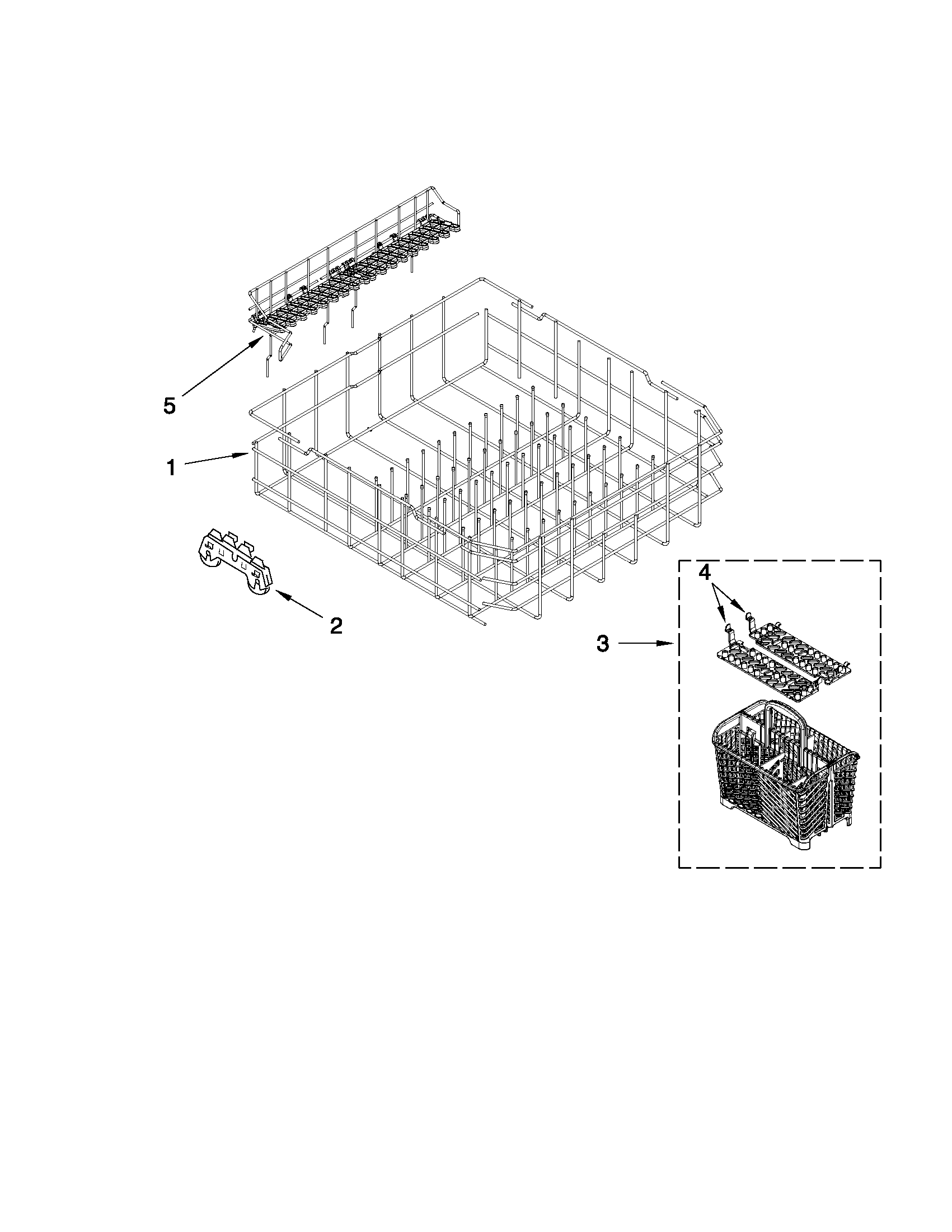 LOWER RACK PARTS