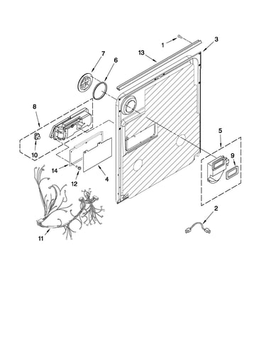 Inner door parts