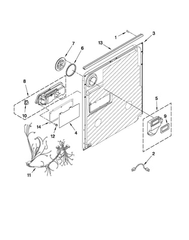 Inner door parts
