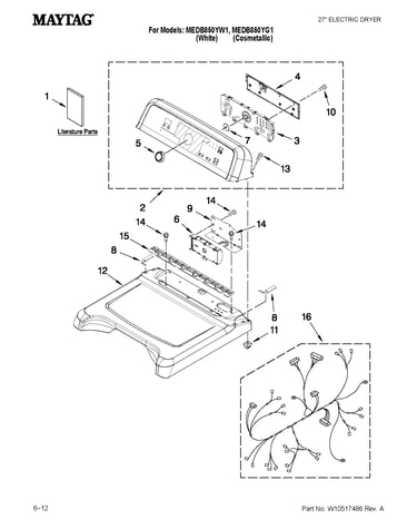 Top and console parts